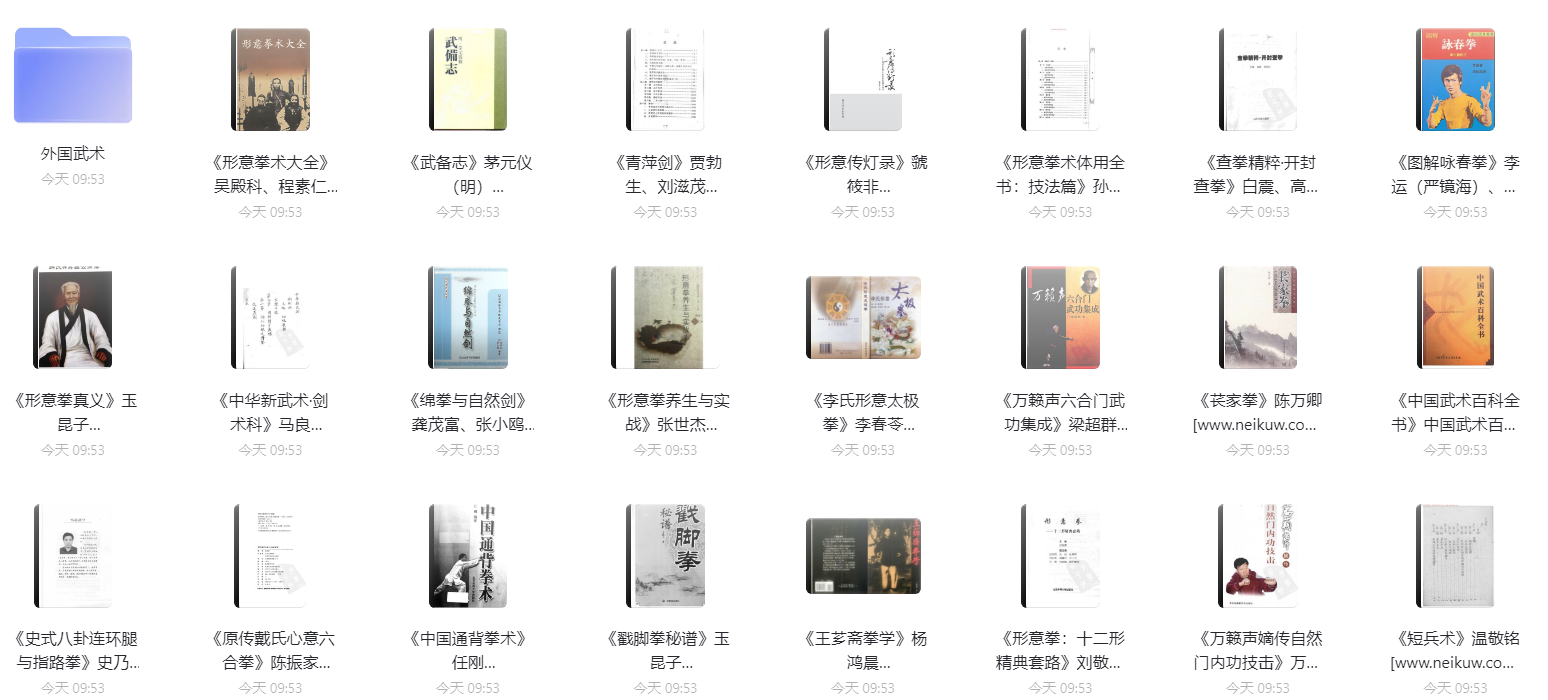 555本武术相关电子书 根本看不完-书籍资源论坛-文娱论坛-ACG资源社区